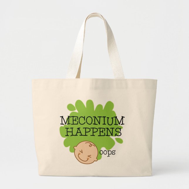 Meconium sucede la bolsa de asas de la partera (Frente)
