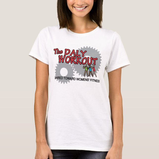 MED del tamaño de la mujer. Camiseta del (Anverso)