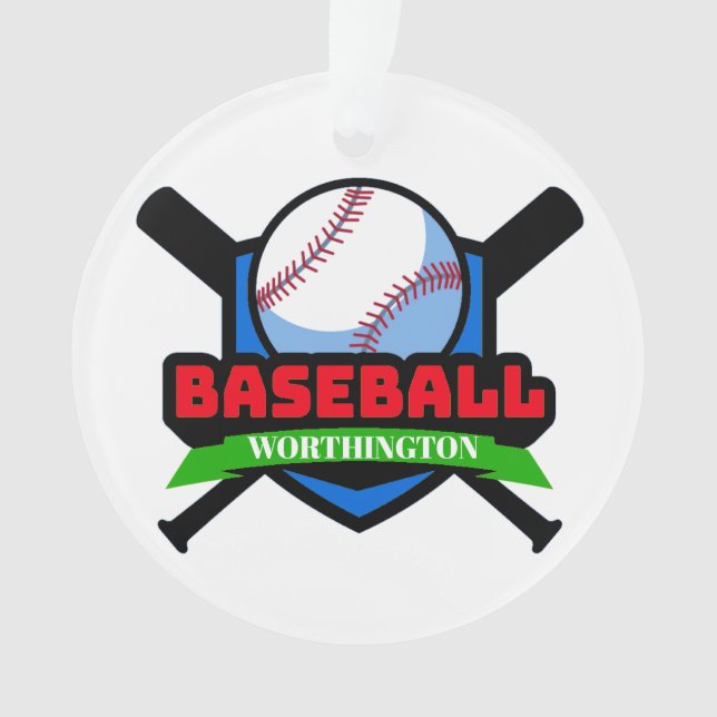 Medalla de béisbol de adorno (Anverso)