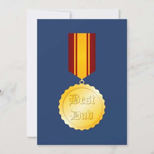 Medalla de broche del mejor papá Día del Padre (Anverso)