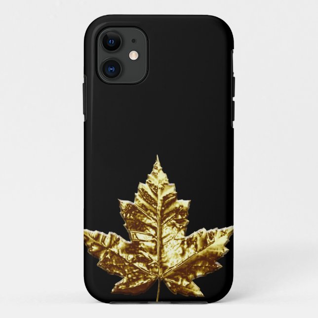 Medalla de Canadá IPhone 5 Fundas Gold Canada Leaf (Reverso)
