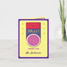 Medalla de honor del profesor Gracias tarjeta