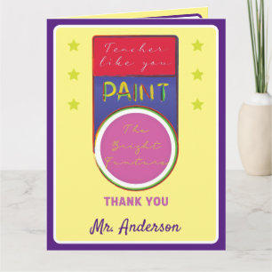 Medalla de honor del profesor Gracias tarjeta