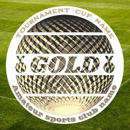 Medalla de oro, Pegatina ganador del primer puesto