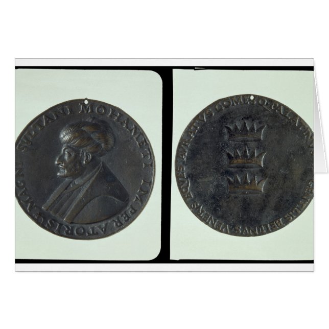 Medalla de retrato, reverso que representa al sult (Anverso (Horizontal))