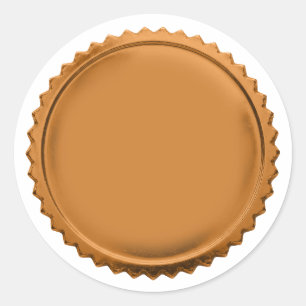 Medalla de sello de lámina de cobre estallido de e