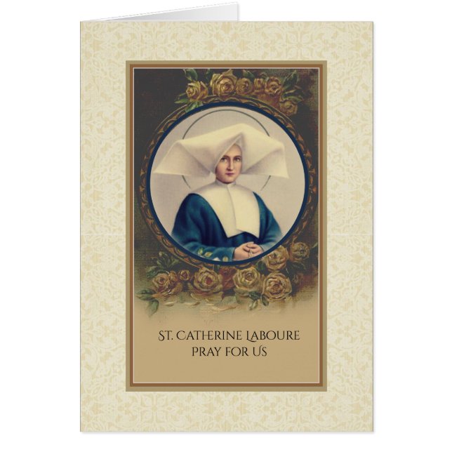 Medalla milagrosa católica del St. Catherine (Frente)