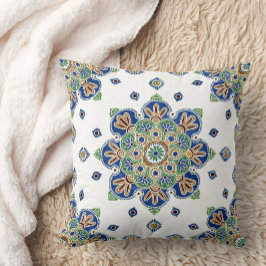 Medallón multicolor Cojín decorativo