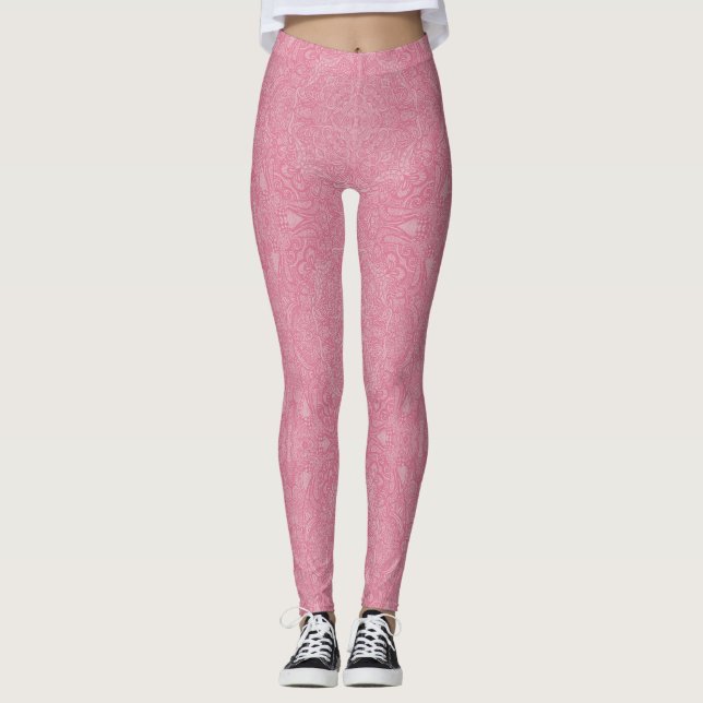 Medallón Rosa Leggings (Anverso)