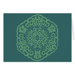 Medallón verde chino