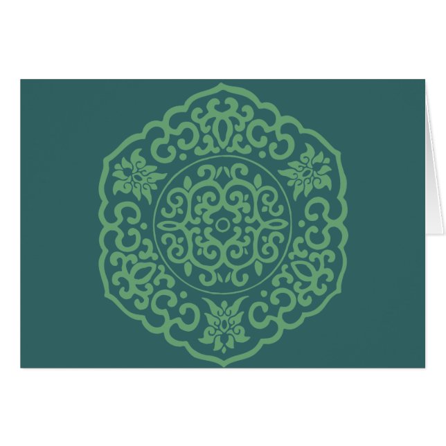 Medallón verde chino (Anverso (Horizontal))