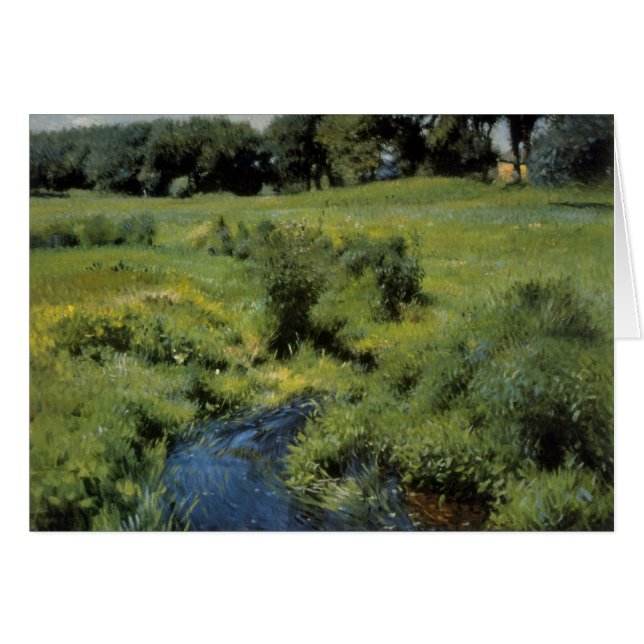 Medfield de billar por Dennis Miller Bunker, Arte  (Anverso (Horizontal))