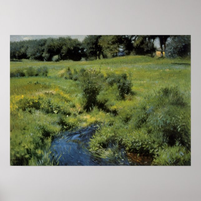 Medfield de billar por Dennis Miller Bunker, Arte  (Frente)