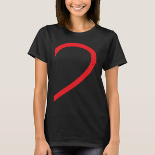 Media Corazón Lado Derecho Mano Amor Pareja Camisa