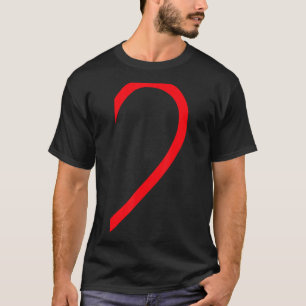Media Corazón Lado Derecho Mano Amor Pareja Camisa