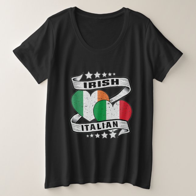 Media irlandesa mitad italiano (Anverso del diseño)