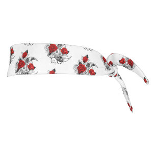 Media luna mecánica con rosas rojas