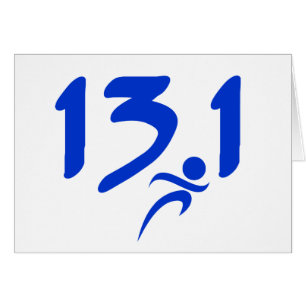 Media maratón azul 13,1