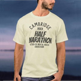Media maratón u otra camiseta de evento