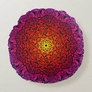 Mediación de Mandala almohada zafu o decoración