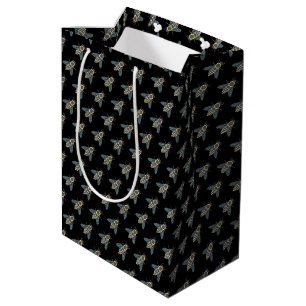 Mediana Abeja melífera (negra) - Bolsa de regalo