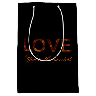 Mediana 'Amor, eres la bolsa de regalo más dulce'