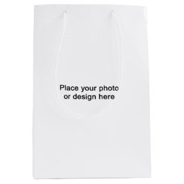 Mediana añadir la bolsa de regalo de medio de diseño