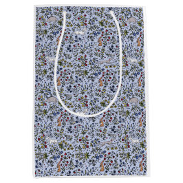 Mediana Animales medievales mille fleurs bolsa de regalo a