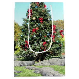 Mediana Árbol de Navidad Gator - Bolsa de regalo para Nav