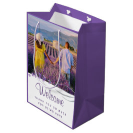 Mediana Boda de bienvenida Gracias Bolsa de regalo