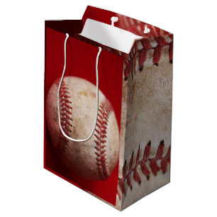 Mediana Bolsa auténtica de regalo para fotos de béisbol