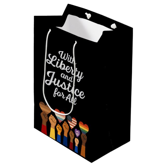 Mediana Bolsa de regalo (Angulo Anverso)