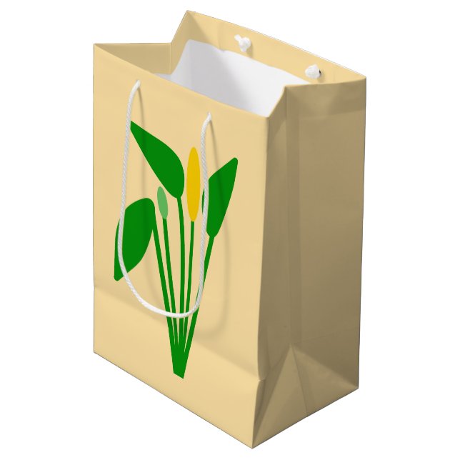 Mediana Bolsa de regalo Araceae (Angulo Anverso)