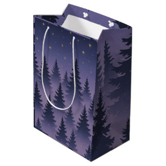 Mediana Bolsa de regalo Bosque de Medianoche – Pino de Noc