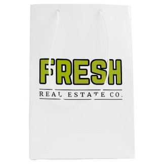 Mediana Bolsa de regalo brillante FRESH (mediana)