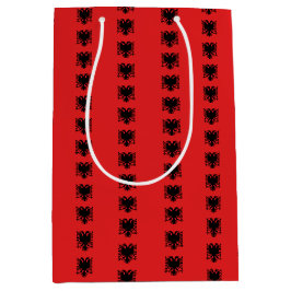 Mediana Bolsa de regalo con bandera de Albania