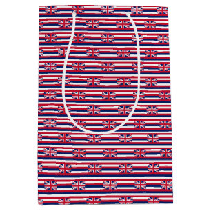 Mediana Bolsa de regalo con bandera de Hawaii, Estados Uni