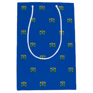 Mediana Bolsa de regalo con bandera de Nevada, Estados Uni