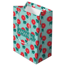 Mediana Bolsa de regalo con estampado personalizado de mar