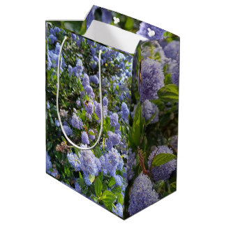 Mediana Bolsa de regalo con flores de lila