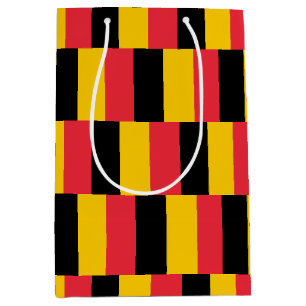 Mediana Bolsa de regalo con la bandera de Bélgica