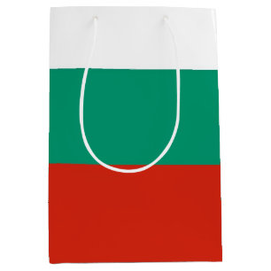 Mediana Bolsa de regalo con la bandera de Bulgaria