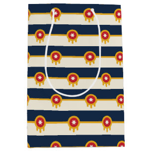 Mediana Bolsa de regalo con la bandera de Tulsa, EE. UU.