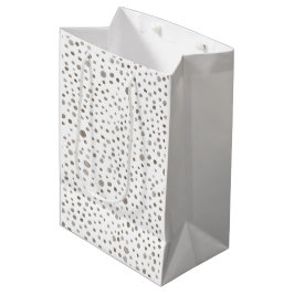 Mediana Bolsa de regalo con lunares de acuarela Confeti de