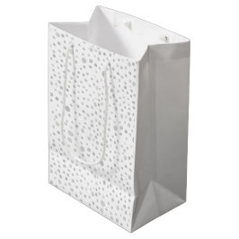 Mediana Bolsa de regalo con puntos de acuarela de confeti