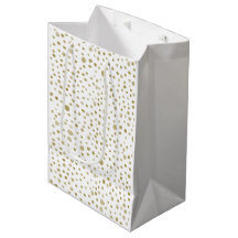Bolsa de regalo con puntos de acuarela de confeti