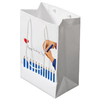 Mediana Bolsa de regalo de agradecimiento del Día del Maes