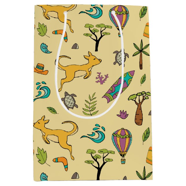 Mediana Bolsa de regalo de amor de Australia (Anverso)