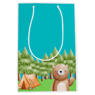 Mediana Bolsa de regalo de aventuras para osos de bastión