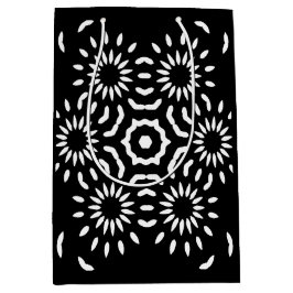 Mediana Bolsa de regalo de azulejos mediterráneos en blanc